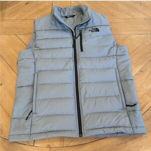 The North Face Light Grey Quilted Insulated Vest